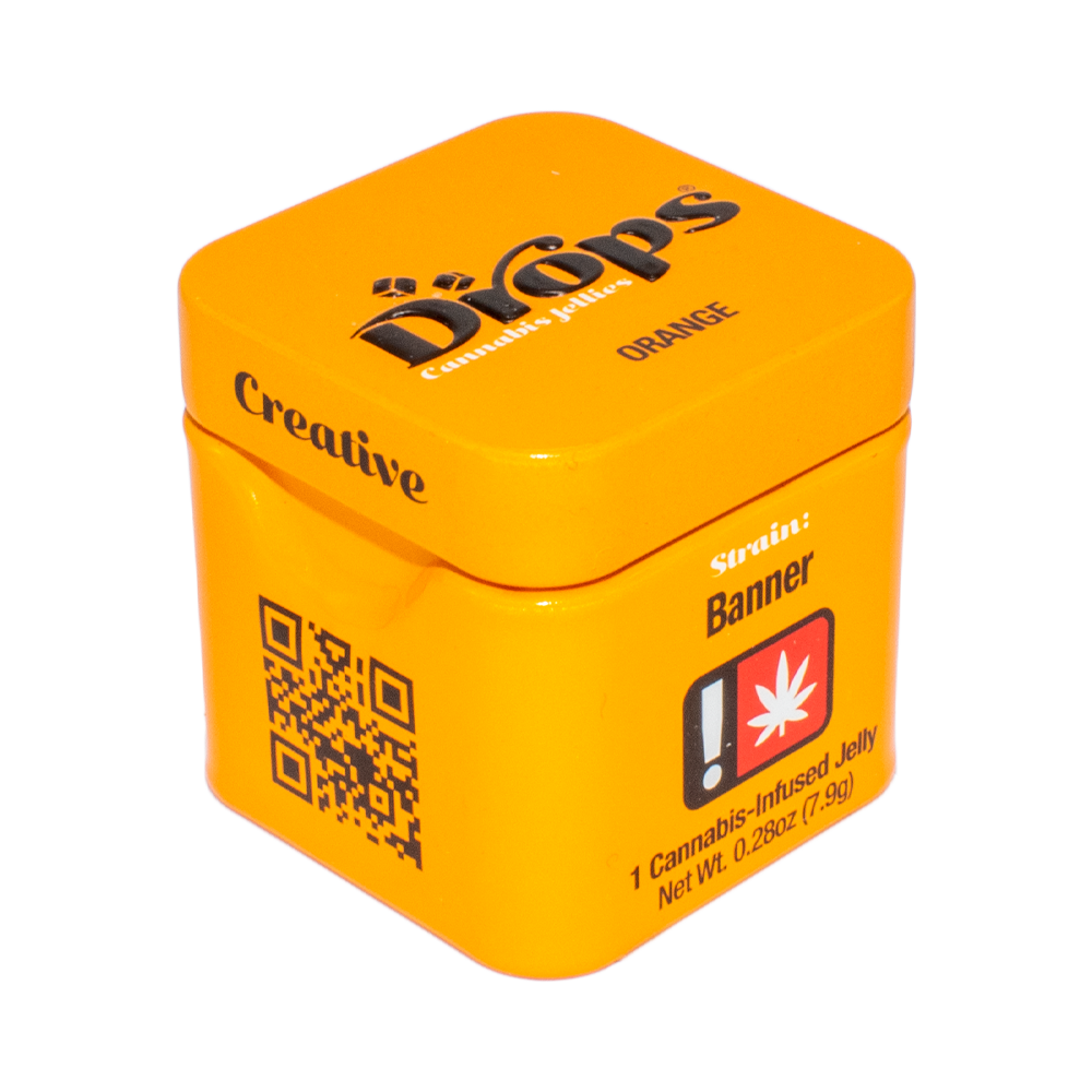Photograph of product: Orange Gummy Single Oui'd 100MG
