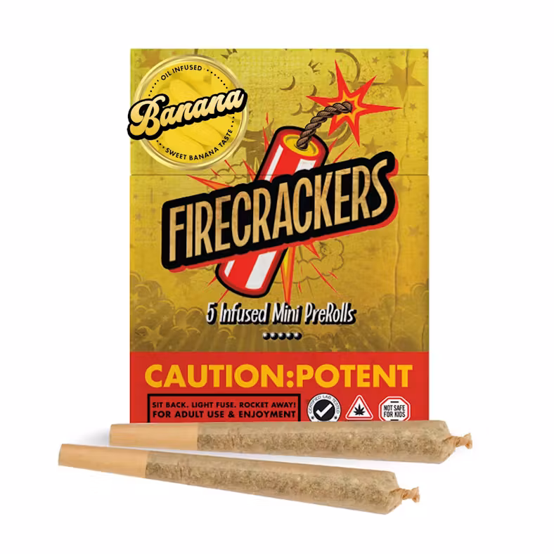 Photograph of product: Banana Candy | 5 Pack | Pre-Roll I 3.5G