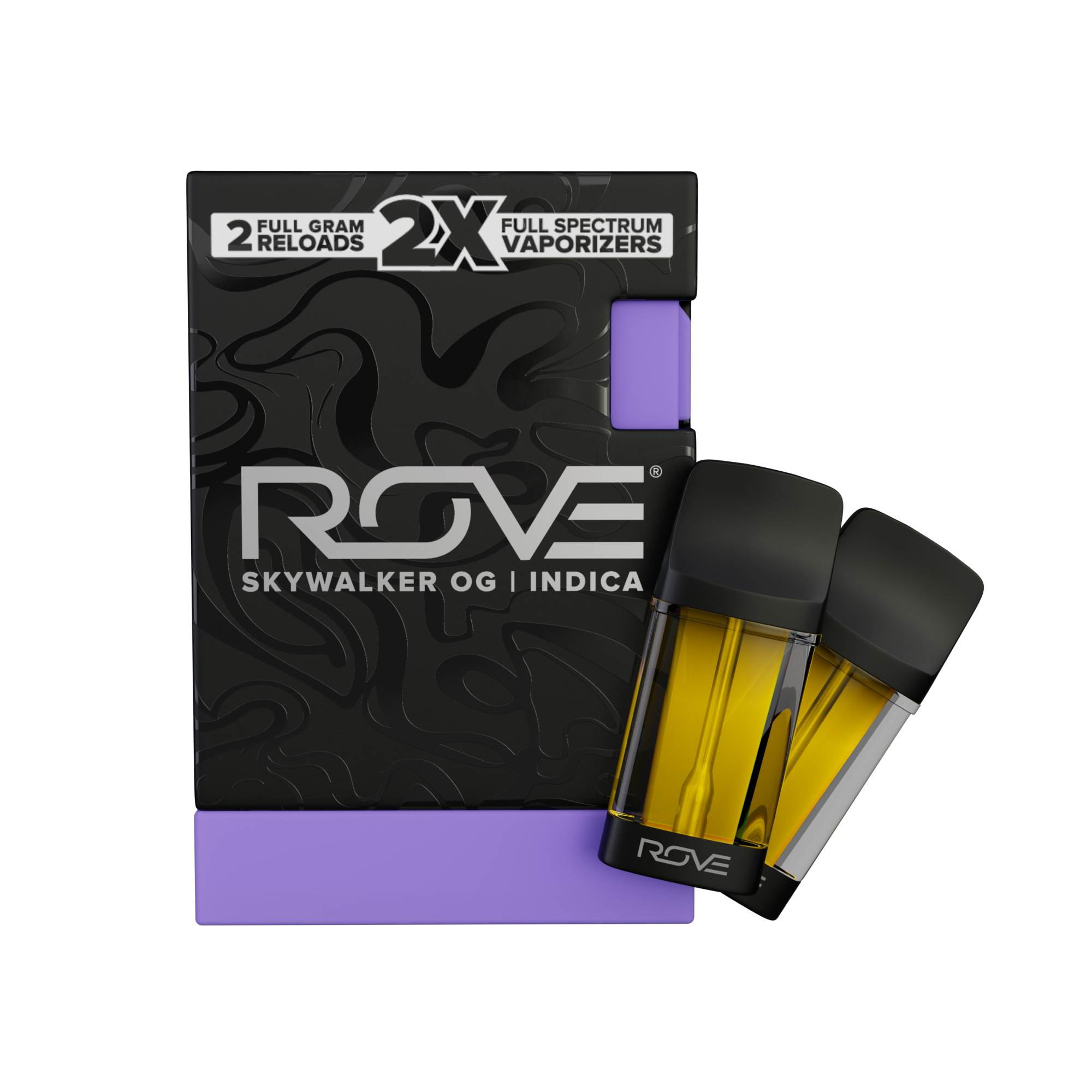 Photograph of product: Rove - Skywalker OG - Live Resin Diamonds Reload 2 Pack - 2g (2x1g)