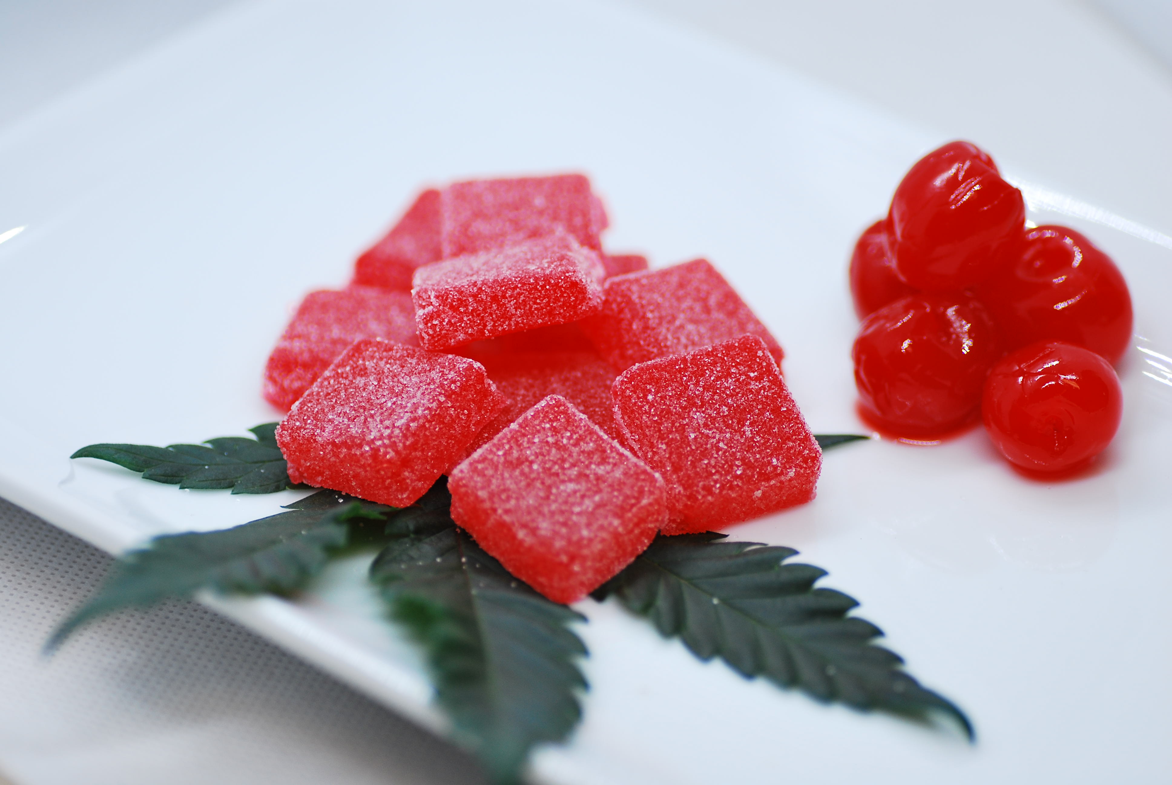 Photograph of product: Cherry Buddha Gummies 10 pack (Oui'd)