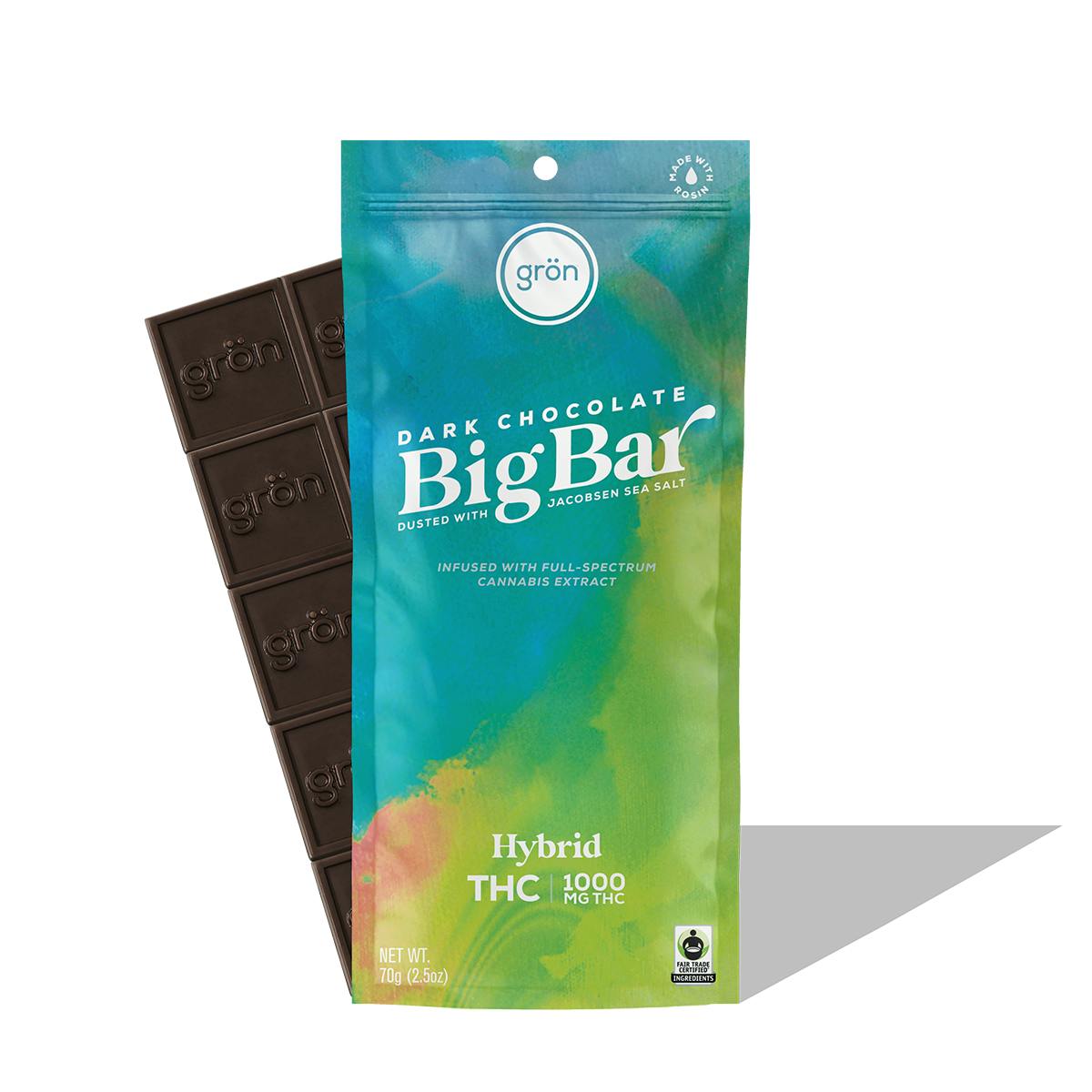 Photograph of product: Sea Salt Dark Chocolate Bar