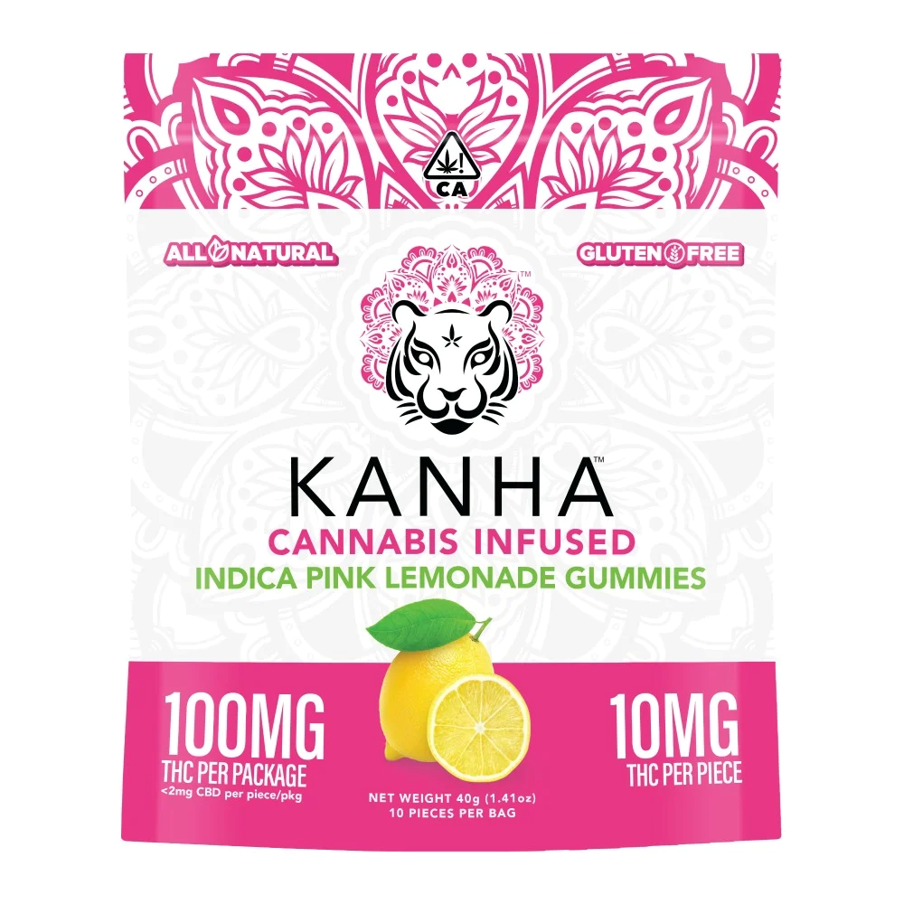 Photograph of product: INDICA PINK LEMONADE 100MG
