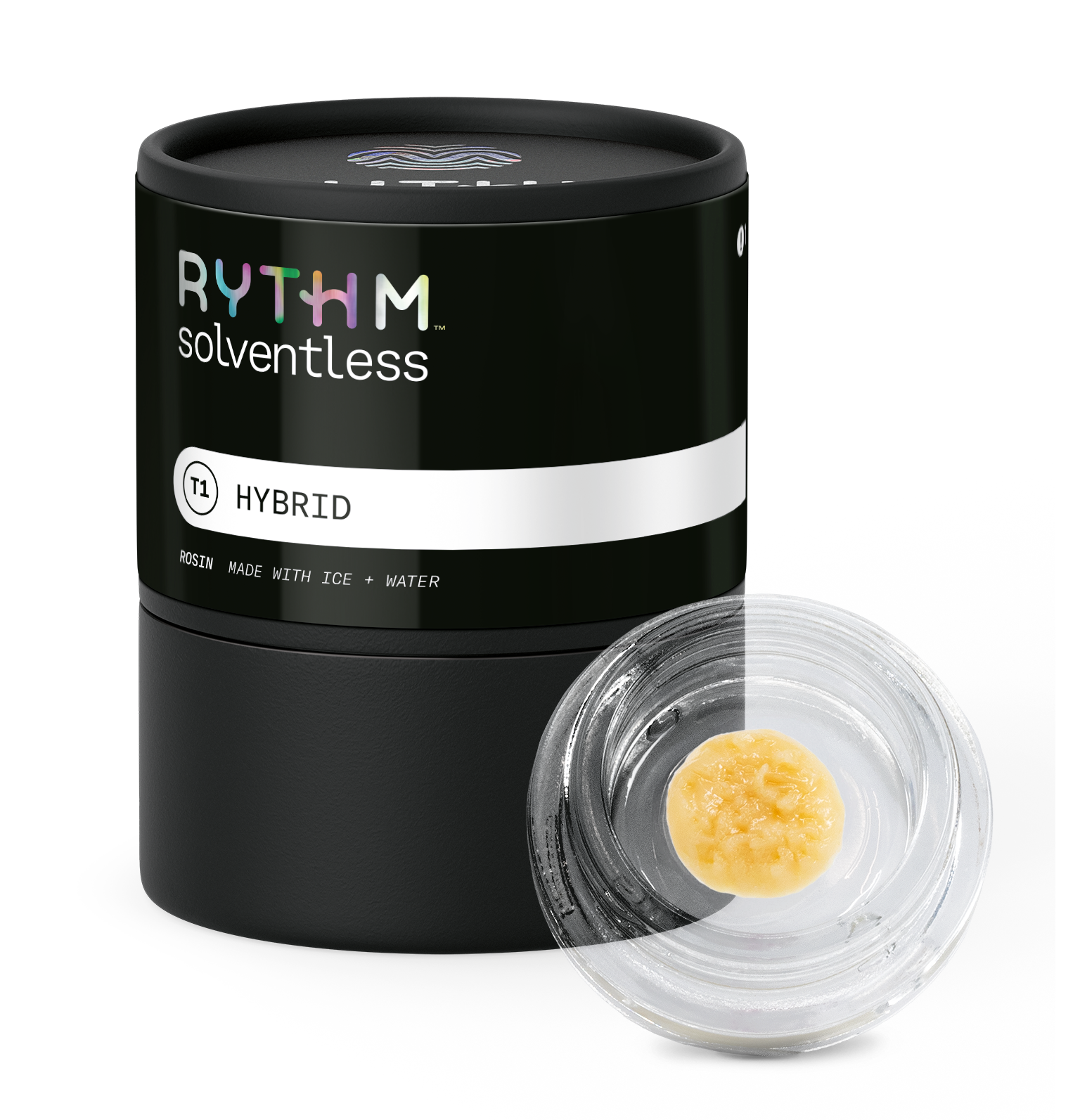 Photograph of product: Rythm | Solventless Live Rosin | RS11 x Ozark (H) | 1g