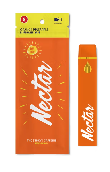 Photograph of product: Orange Pineapple Disposable Vape *CONTAINS CAFFEINE* | 1g | 84.79% TAC