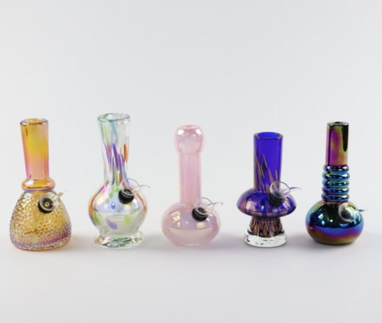 Photograph of product: Luvbuds | Bong | 6" Soft Glass | Assorted Colors