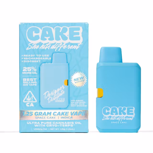 Photograph of product: Cake | Space Cake - 1.25 Grams - Oui'd - Designer Distillate