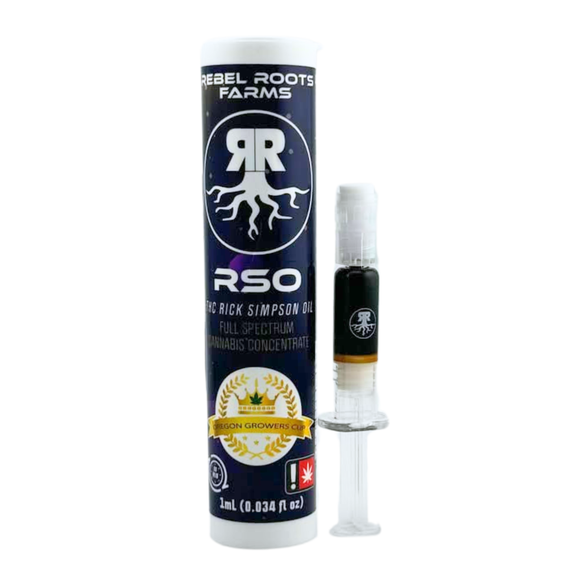 Photograph of product: RSO - TF - Rebel Roots 1g - Full Spectrum Hybrid