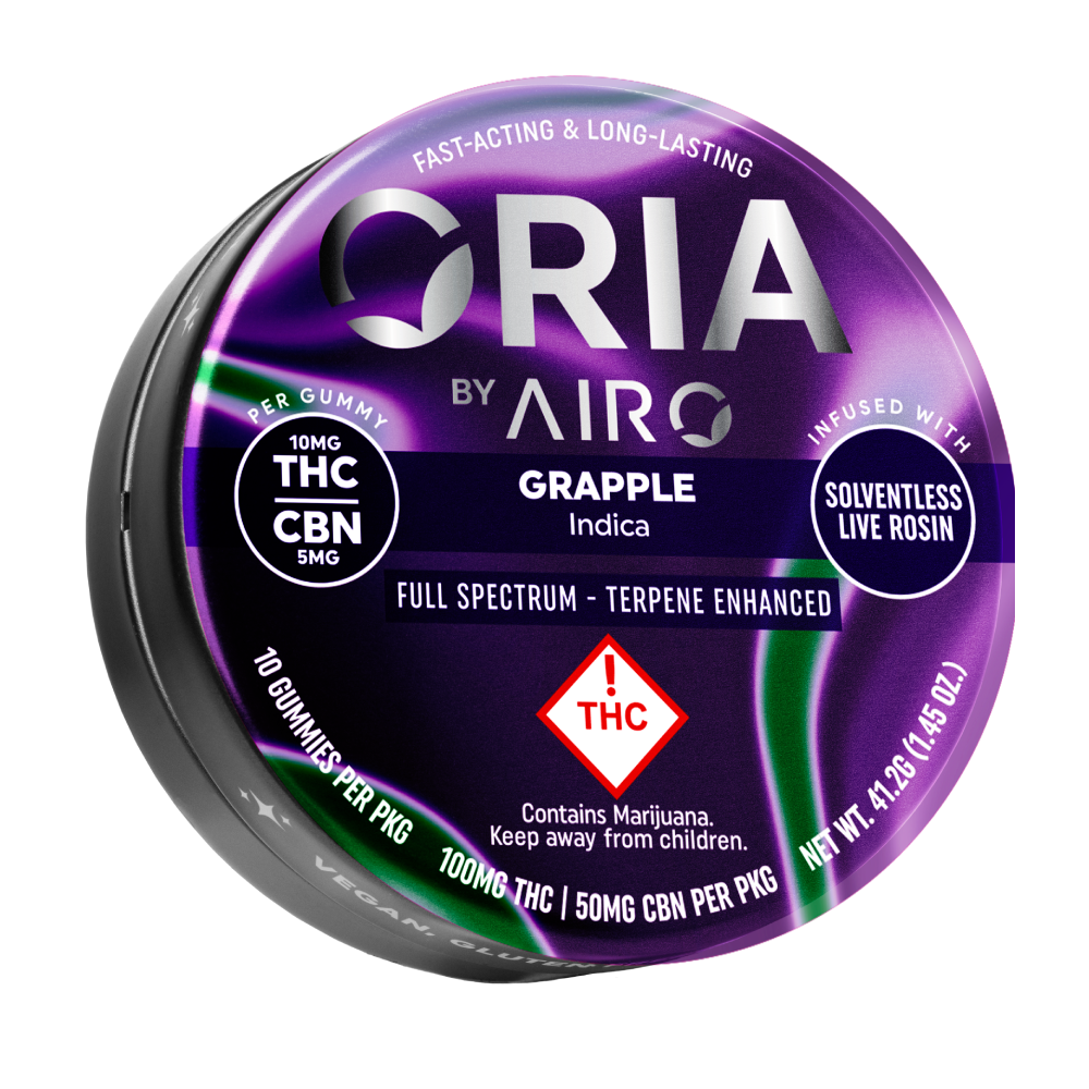 Photograph of product: Grapple  Live Resin Gummies [10pk] (100mg TH-oui/50mg CBN)