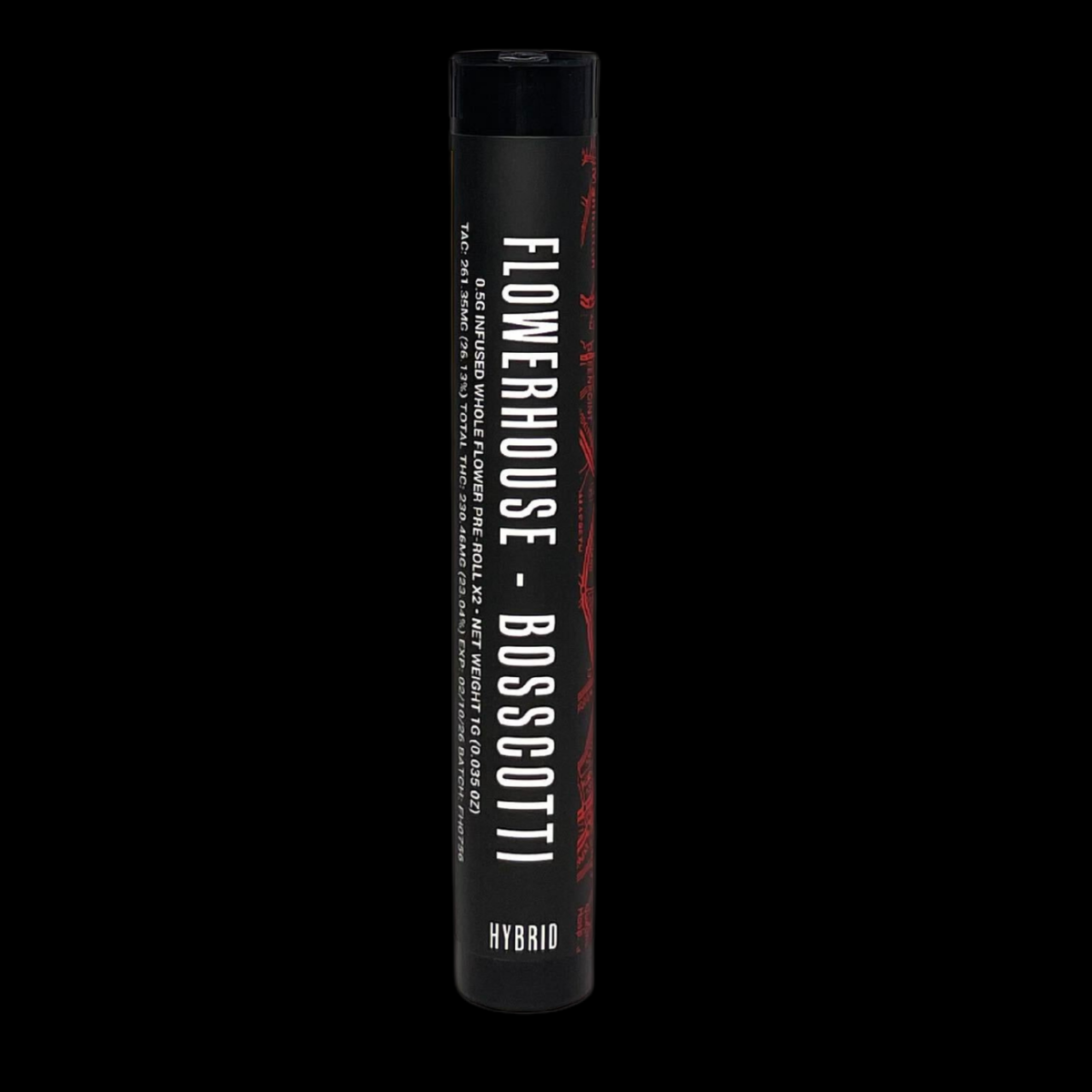 Photograph of product: Flowerhouse | Bosscotti (Indoor) (Infused) | .5G 2PK Pre-Rolls