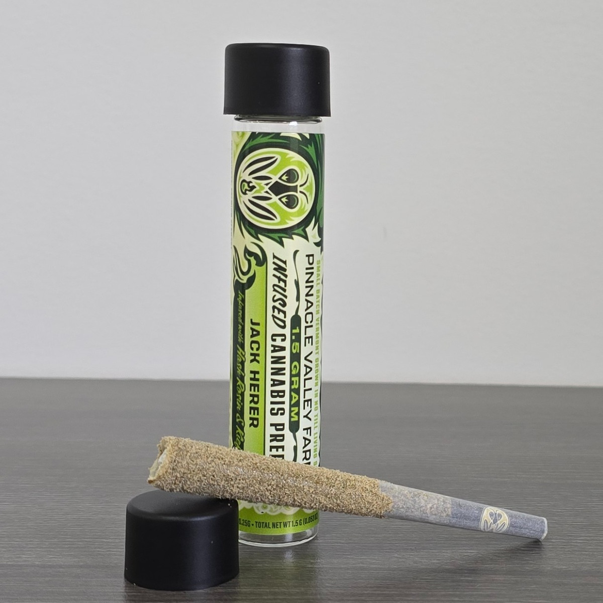 Photograph of product: Pinnacle Valley | Jack Herer | 1.5g Infused Pre Roll