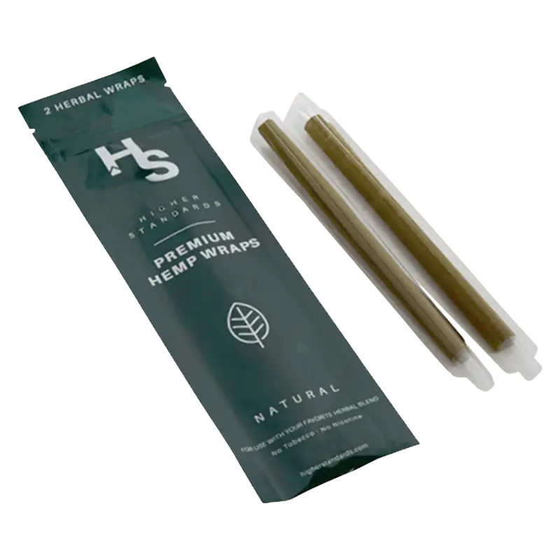 Photograph of product: HigherStandards Premium Hemp Wraps 2pk