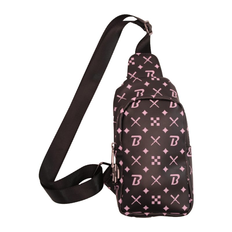 Photograph of product: Blazy Susan | Small Crossbody Bag Black/Pink $60