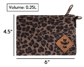 Photograph of product: The Mini Broker Smell Proof Zippered Stash Bag (Leopard)