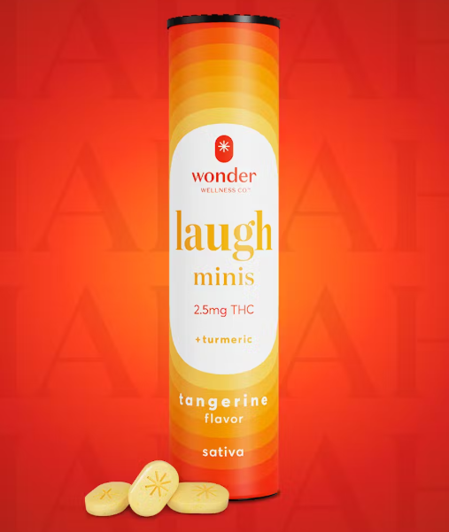 Photograph of product: Tangerine Mints 100mg (40-Pack | 2.5mg Each)