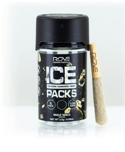 Photograph of product: ROVE | MAUI WAUI (S) | 5 X .5G INFUSED ICE PACKS