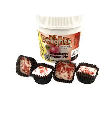 Photograph of product: Delights - WC Strawberry CreamPie - 100mg