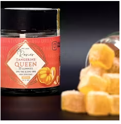 Photograph of Product: Rosie's | Tangerine Queen | Gummies | 100MG THC & CBG (5MG ea)