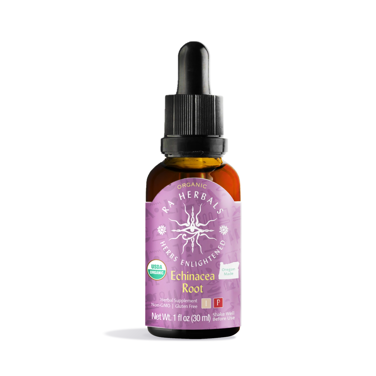 Photograph of product: Ra Herbals Certified Organic Echinacea Root Tincture
