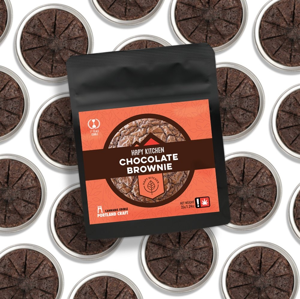 Photograph of product: Hapy Kitchen 100mg Brownie]Original