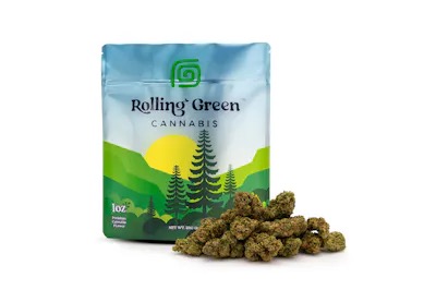 Photograph of product: Rolling Green l Flower l Amaretto Mintz 3.5G