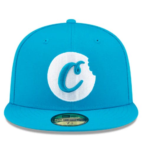 Photograph of product: Cookies x New Era Fitted 59Fifty C-Bite Cap - Cookies Blue/White - 