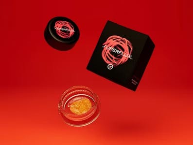 Photograph of product: Superflux | Scarlet Fire | Cured Resin Sugar | 1g