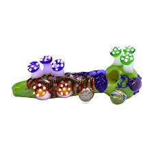 Photograph of Product: 6" Fancy Multi Mushroom Heavy Hand Pipe