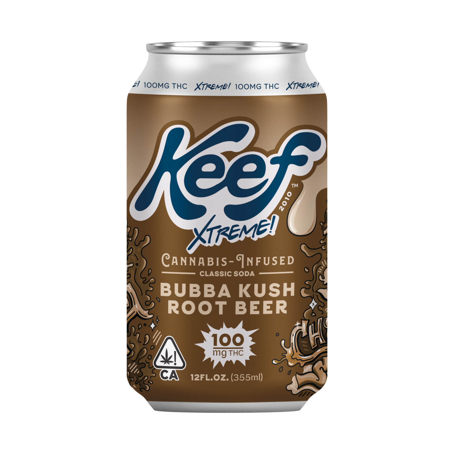 Photograph of product: 100mg Extreme Soda - Bubba Kush Root Beer