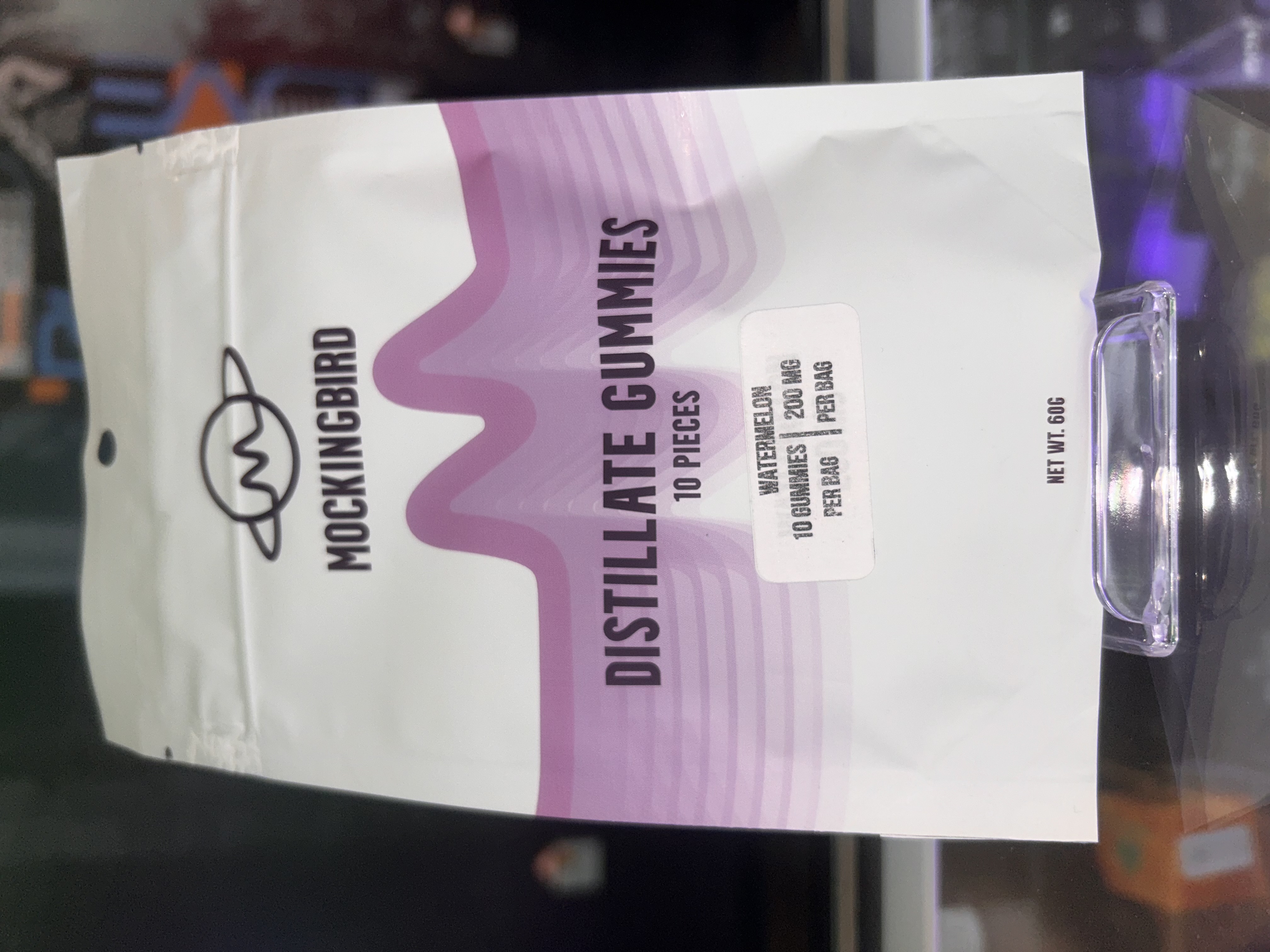 Photograph of product: Watermelon Gummies | 200mg | Mockingbird