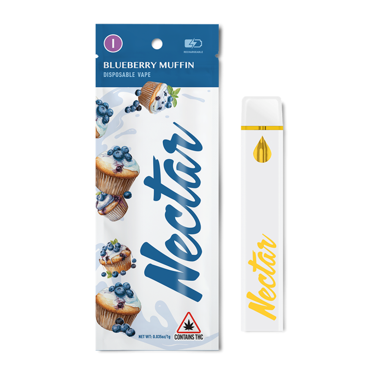 Photograph of product: Blueberry Muffin - Disposable Pen - 1.0g