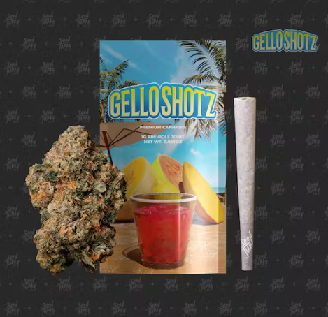 Photograph of product: Seed Junky - Pre-roll 1g - Gello Shotz