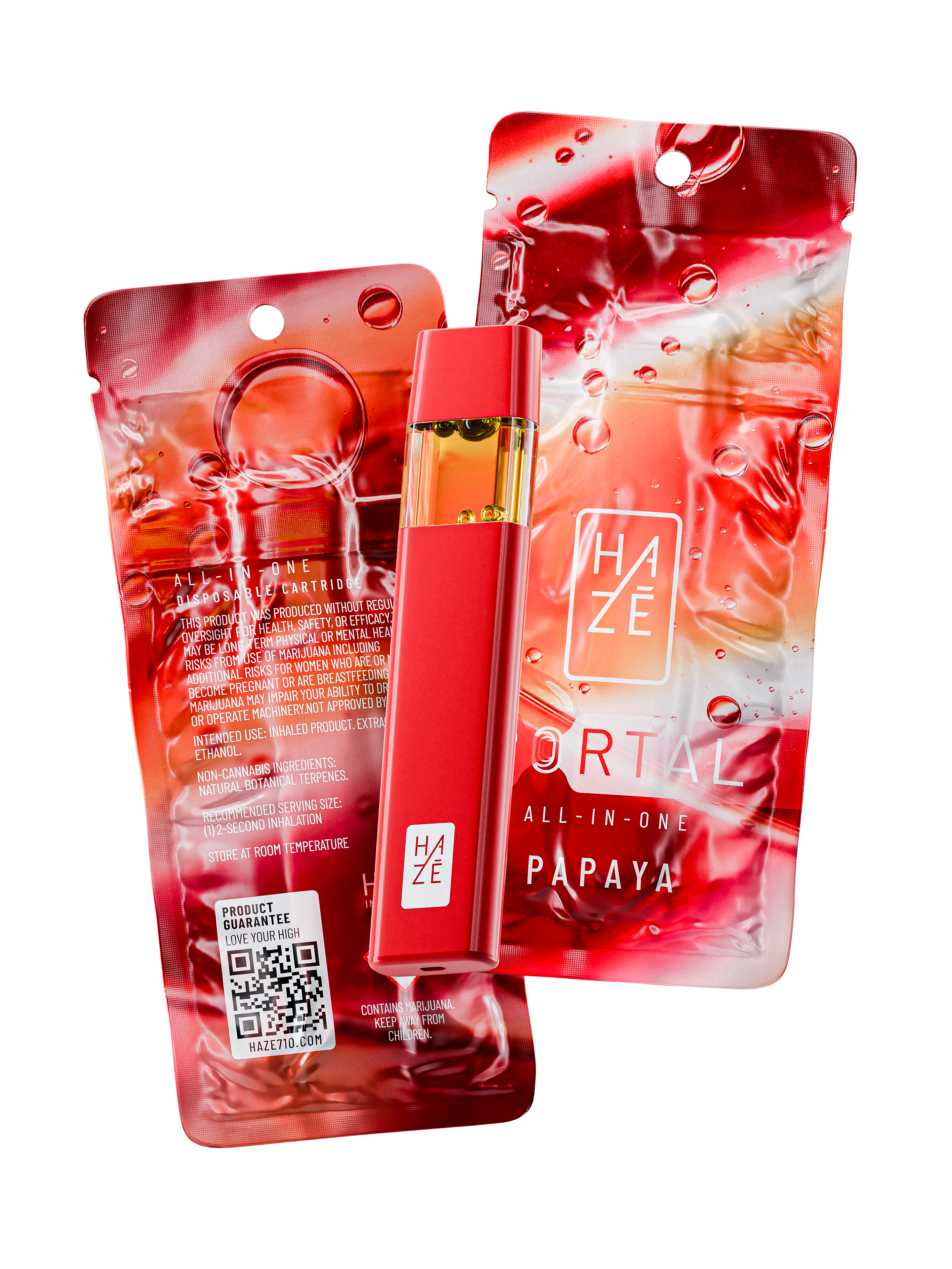Photograph of product: REC | Haze Portal | Papaya | Distillate All-In-One
