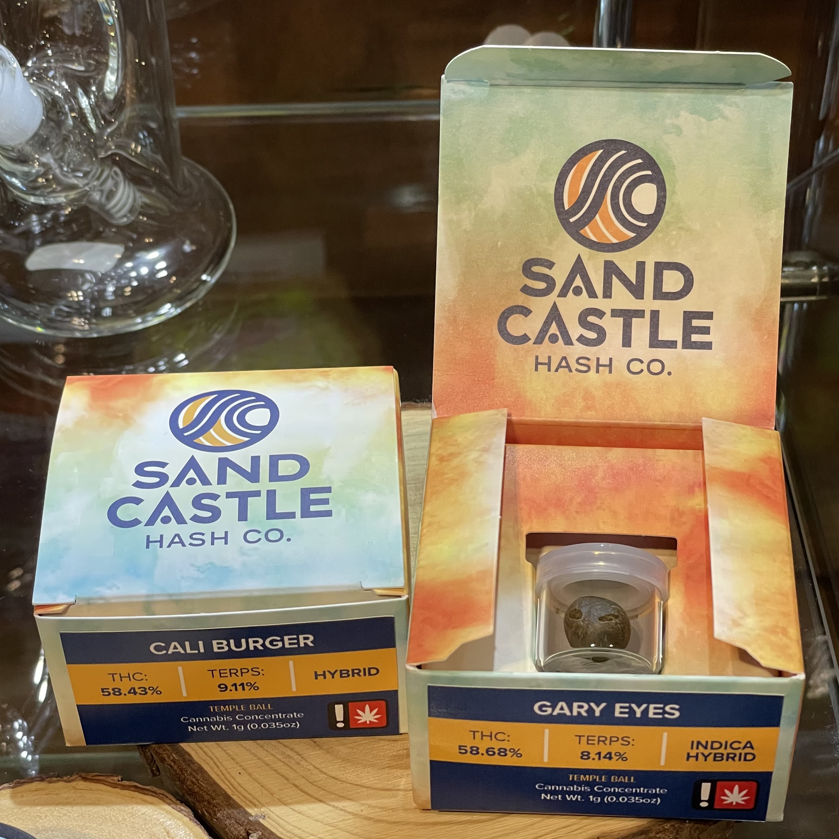 Photograph of product: Sand Castle au chocolat Co. | GARY EYES au chocolat Temple Ball
