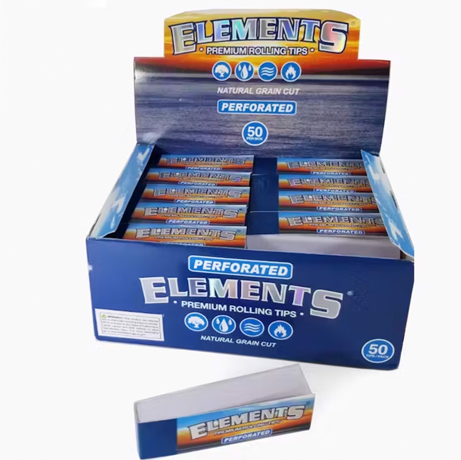 Photograph of product: Elements Perforated Premium Rolling Tips