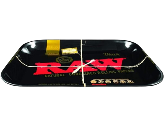 Photograph of product: RAW Rolling Trays - Large - Black