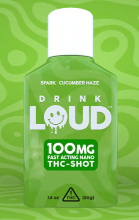Photograph of product: Drink Loud | Cucumber Haze | 1.8oz/100mg