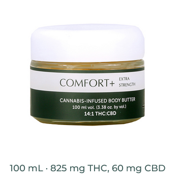 Photograph of product: [SWEET RELEAF] BODY BUTTER - 100ML - COMFORT PLUS