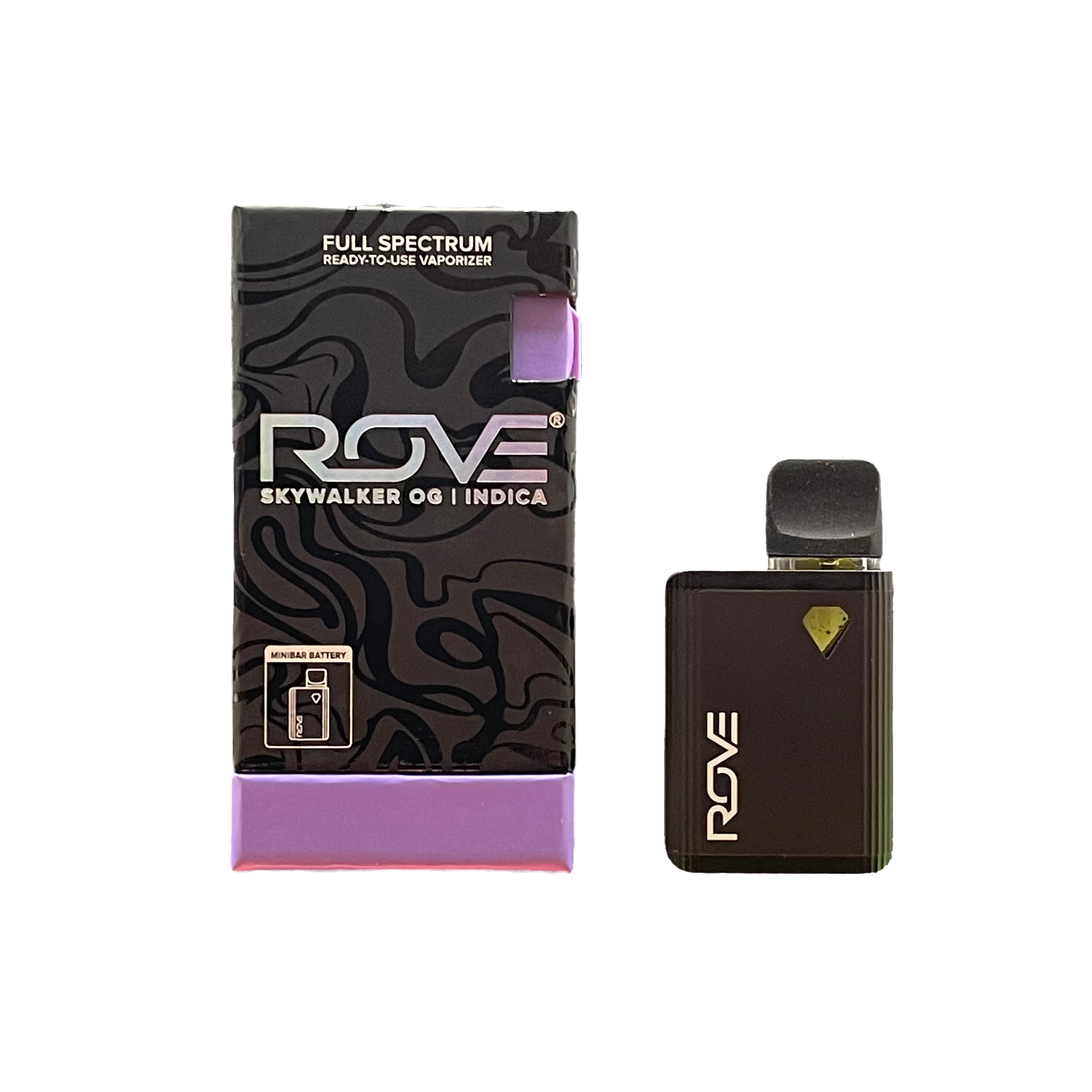 Photograph of product: Rove - Skywalker OG Live Resin - Minibar vape