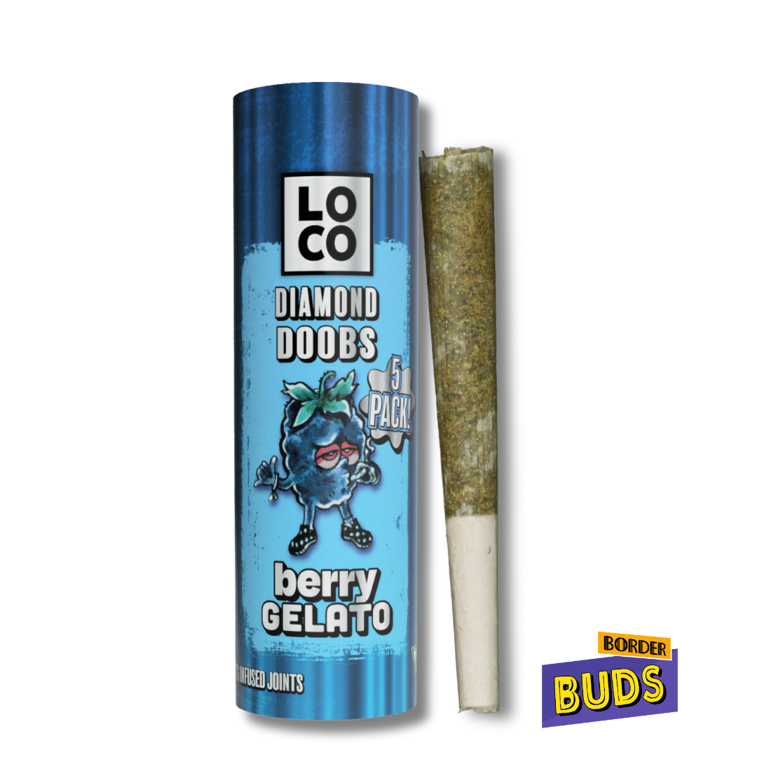 Photograph of product: Berry Gelato | LOCO | 1g x 5 | Infused Pre-Roll Pack