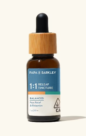 Photograph of product: Papa & Barkley 1:1 CBD:TH-oui Releaf Tincture 15ml
