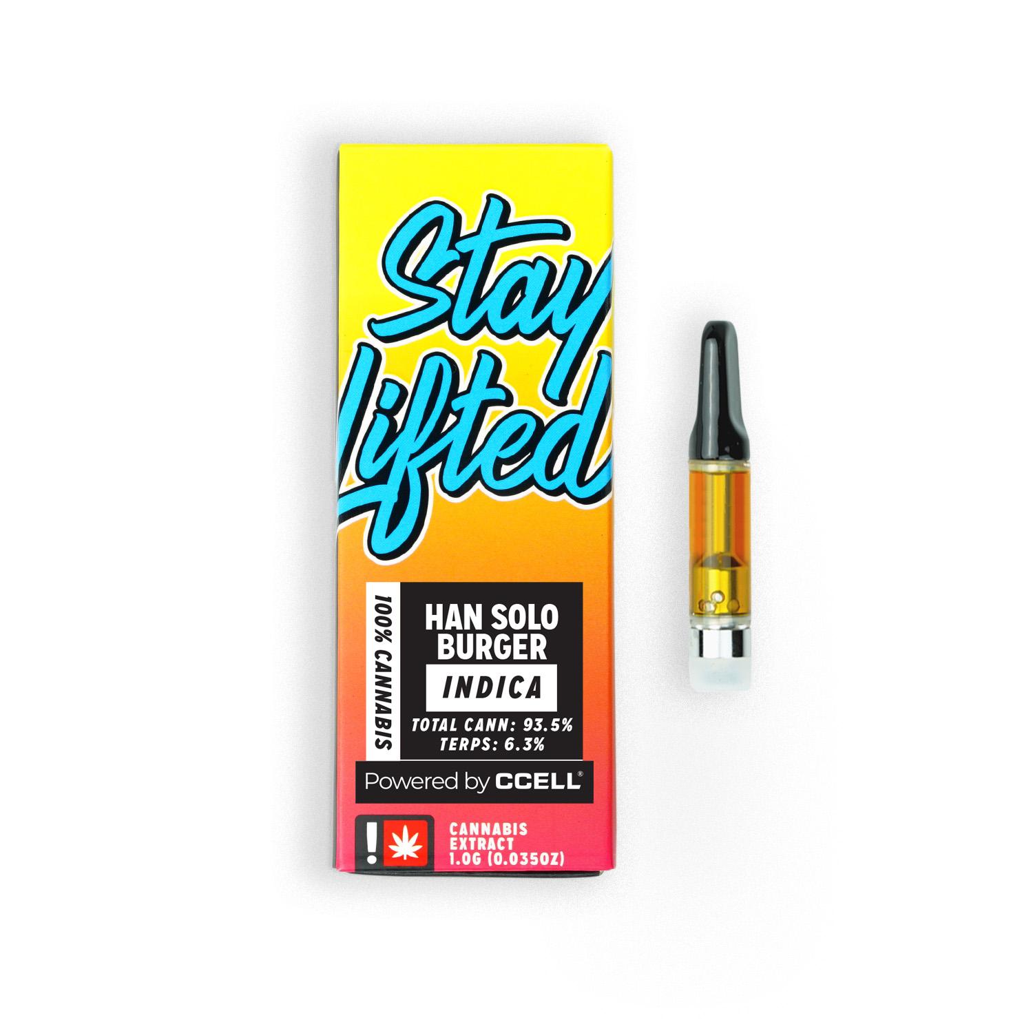 Photograph of product: Stay Lifted // Han Solo Burger 1g Cart