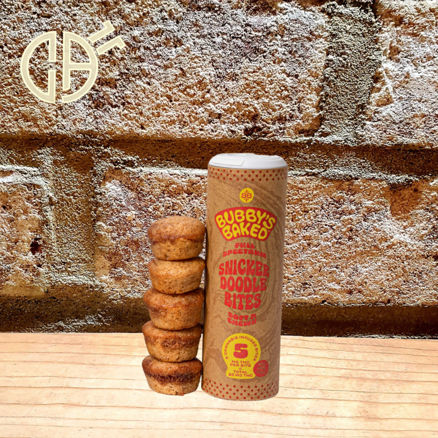Photograph of product: Bubby's | Snickerdoodle Bites 10mg - 5pk | 50mg