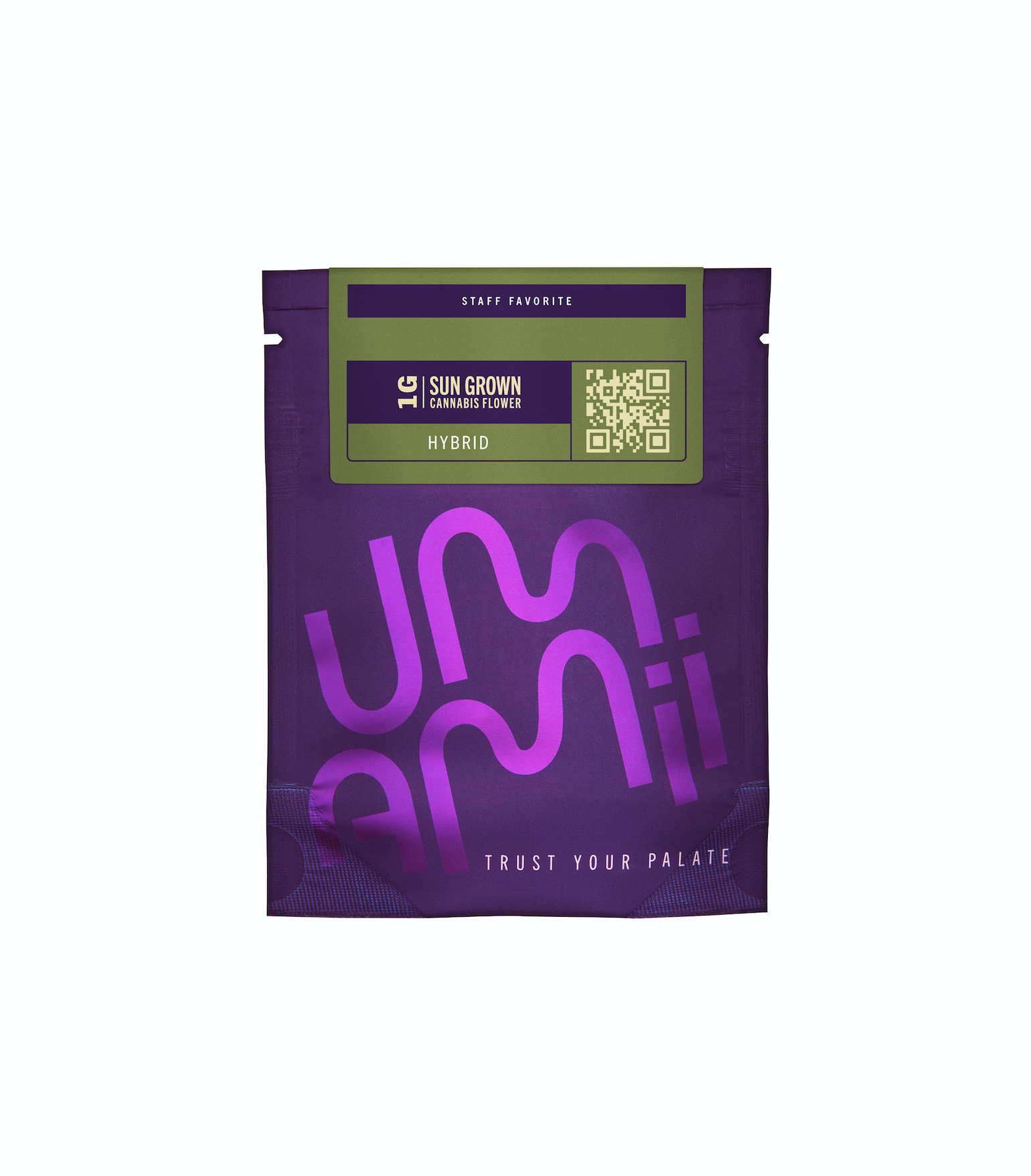 Photograph of product: Umamii | Gary Payton | Flower (dime bag) | Hybrid - 1g