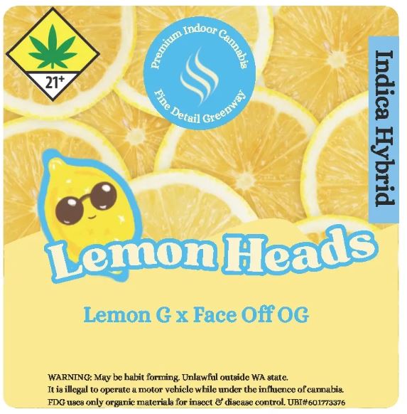Photograph of product: Lemonheads - 3.5g