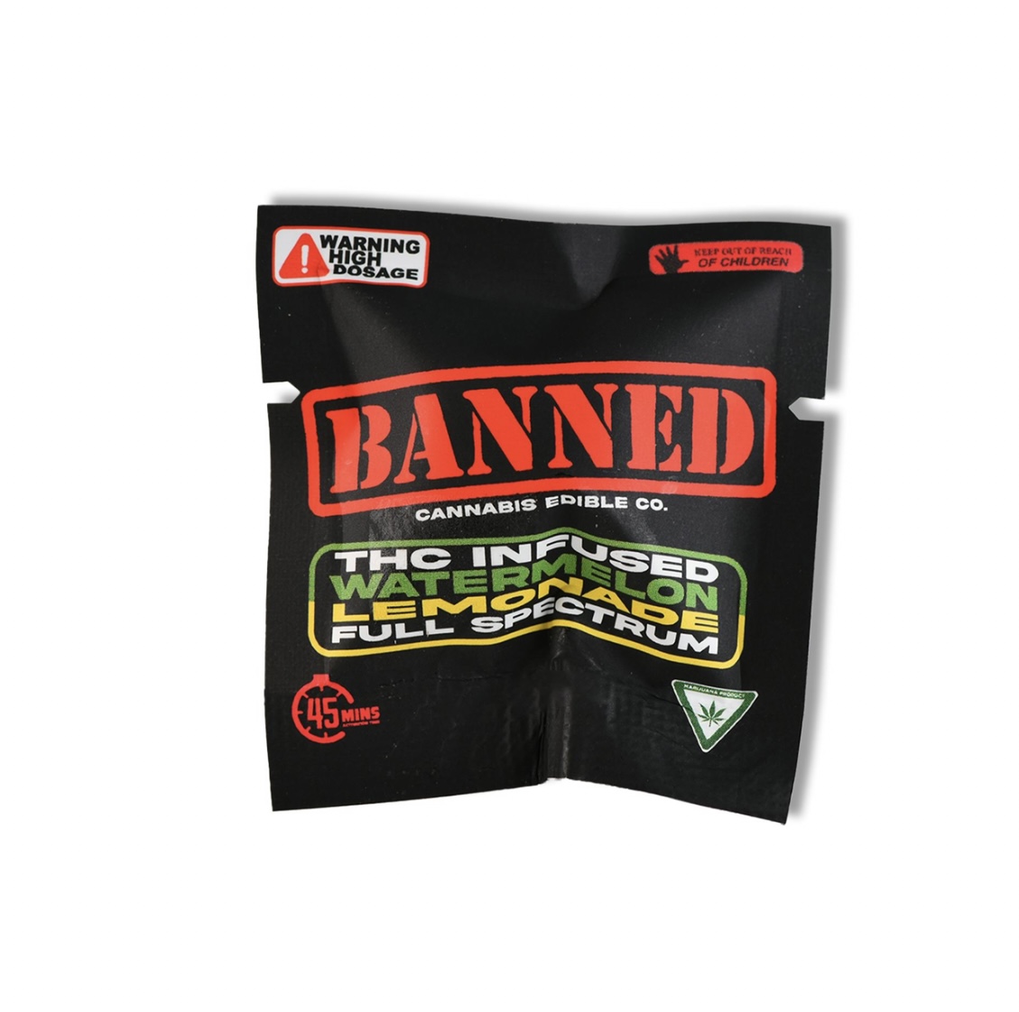 Photograph of product: Banned: Watermelon Lemonade 200MG Single Gummy