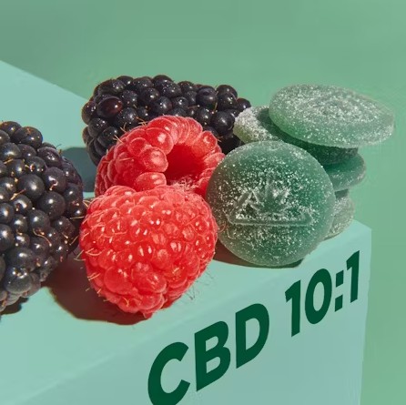 Photograph of product: Berkshire Roots | Blue Raspberry 10:1 Cbd:Thc | 20 Pack Full Spectrum Gummies