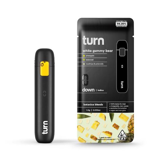 Photograph of product: Turn | White Gummy Bear All-In-One | 1g