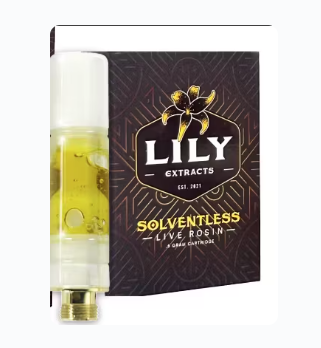 Photograph of product: LILY EXTRACTS - Twister Live Rosin Catridge [H/S]