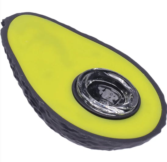 Photograph of product: Avocado Silicone Pipe - Item #50179