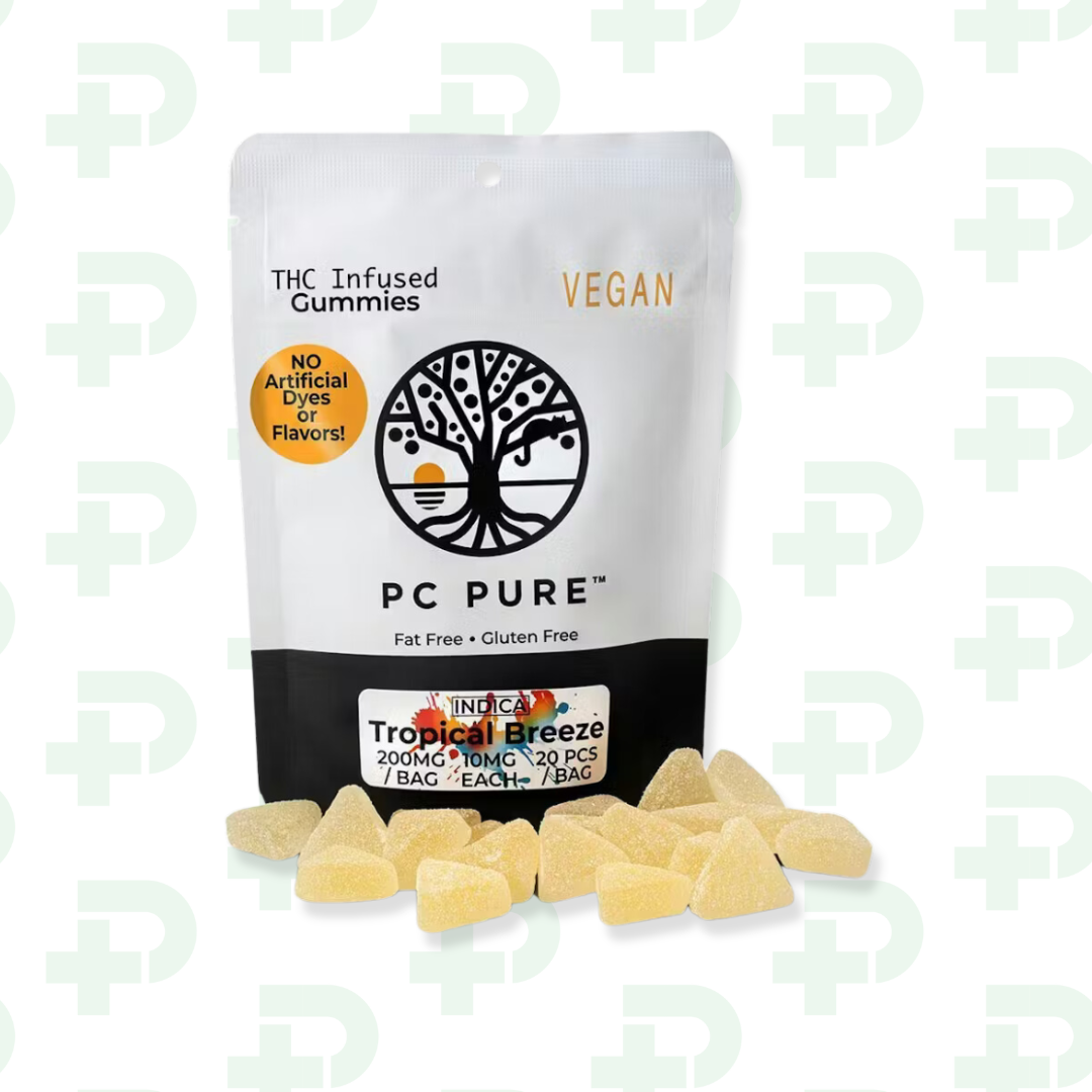 Photograph of product: PC Pure 200mg Gummy - Oui'd - TROPICAL BREEZE